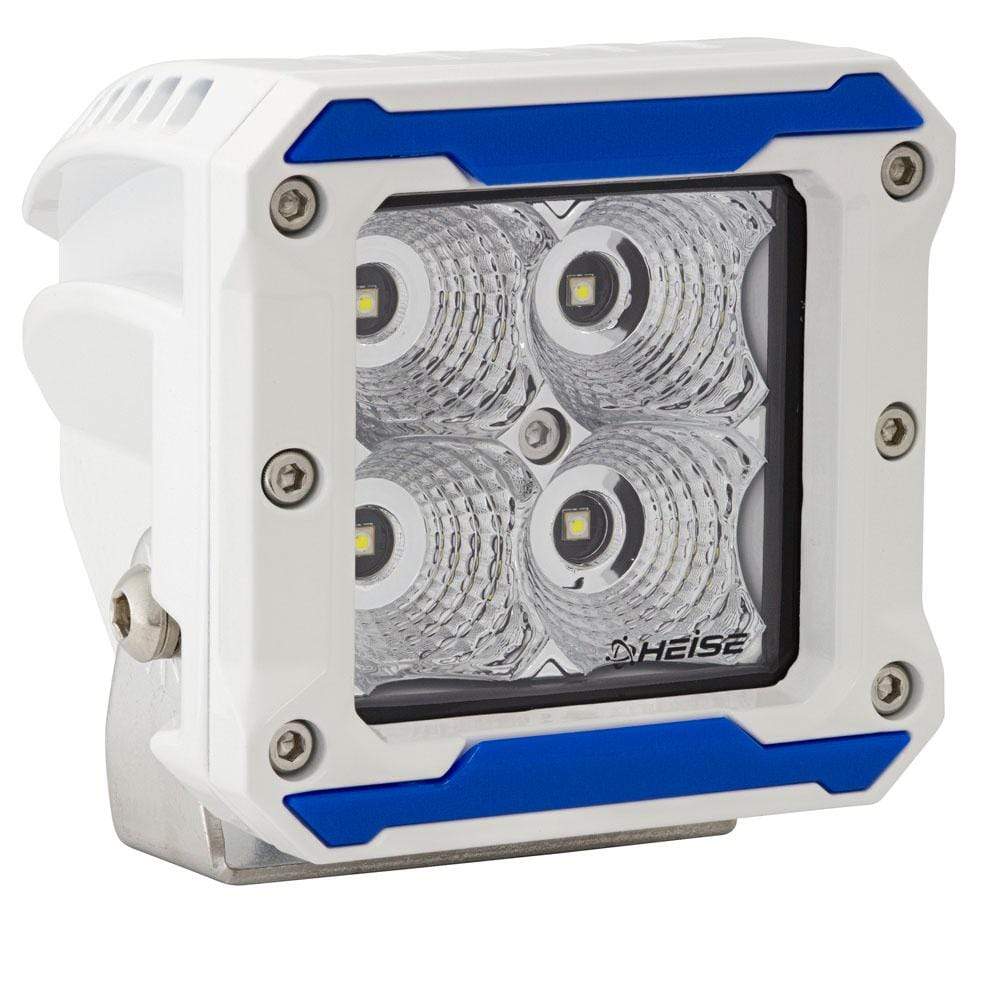 HEISE LED Lighting Systems Qualifies for Free Shipping Heise 3" 4-LED Marine Cube Light Flood Beam #HE-MHCL2