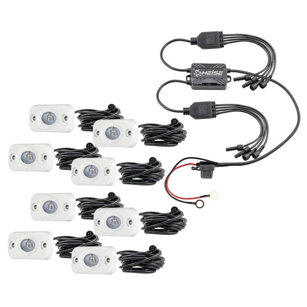 HEISE LED Lighting Systems Qualifies for Free Shipping Heise Accent Light Kits 8-pk #HE-8MLRGBK