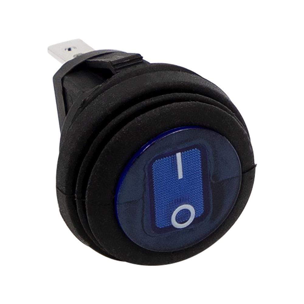 HEISE LED Lighting Systems Qualifies for Free Shipping Heise Rocker Switch Illuminated Blue Round 5 #HE-BRS