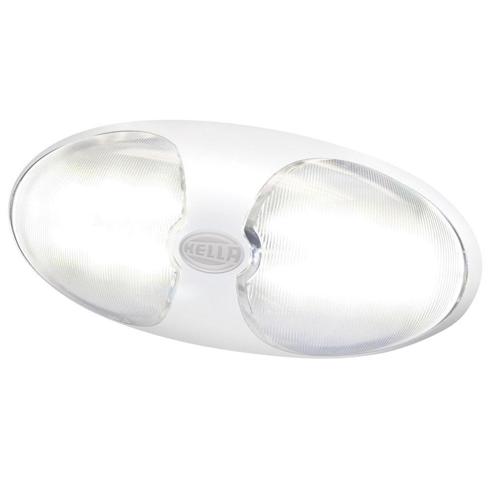 Hella Marine Qualifies for Free Shipping Hella Dureled 12 White LED Interior Exterior Lamp Black #980704001