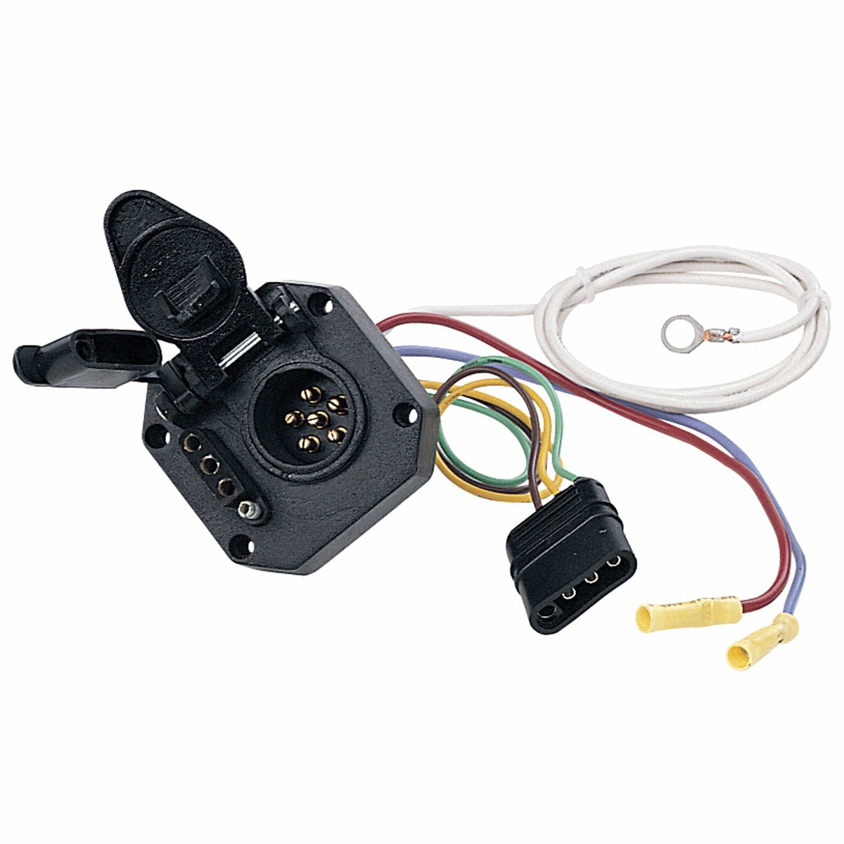 Hopkins Multi-Tow 4 Flat to 6 Round and 4 Flat Adapter #47175