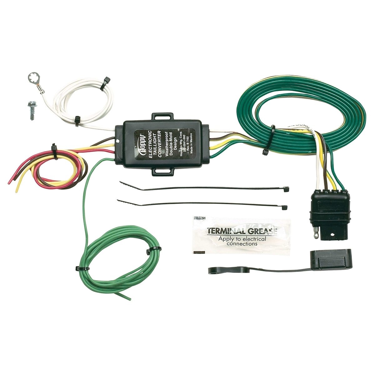 Hopkins Power Tail Light Converter with 4 Flat Connector 72" #48925