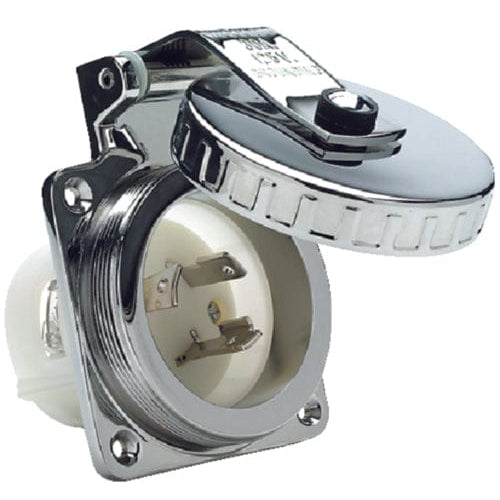 Hubbell Qualifies for Free Shipping Hubbell 30a Inlet Round SS #HBL303SS