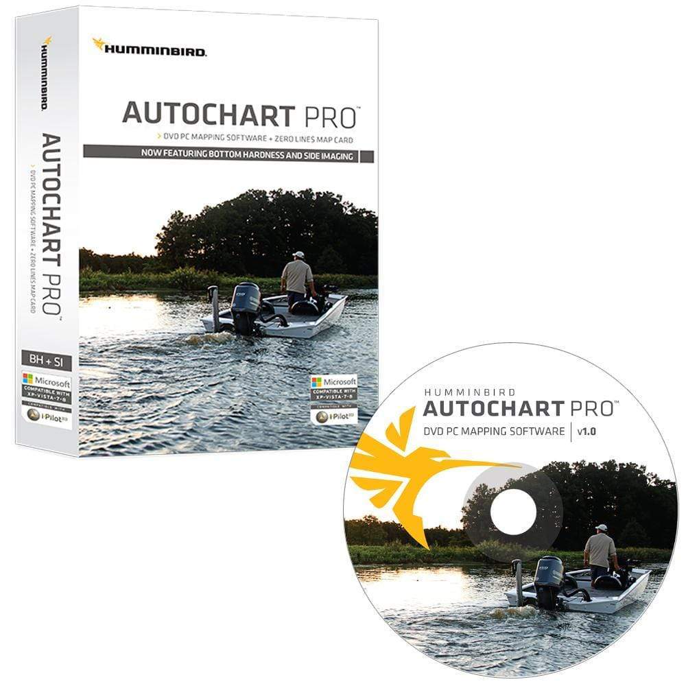 Humminbird Qualifies for Free Shipping Humminbird Autochart Pro PC Software with Zero Line #600032-1