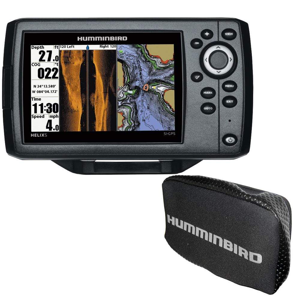 Humminbird Qualifies for Free Shipping Humminbird Helix 5 CHIRP Si GPS G2 Combo Free Cover #410230-1\COVER