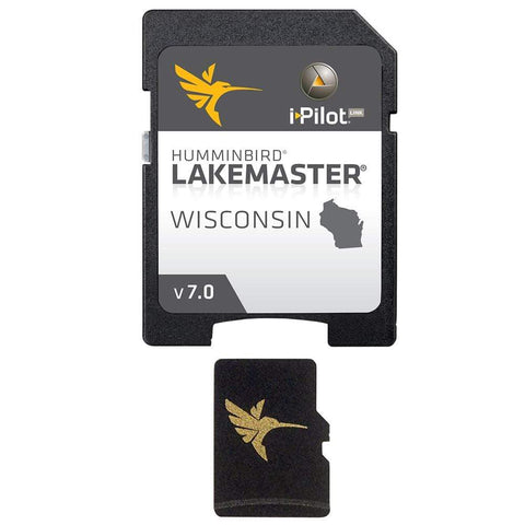 Humminbird Qualifies for Free Shipping Humminbird Lakemaster Chart Wisconsin MicroSD/SD 17' #600025-5