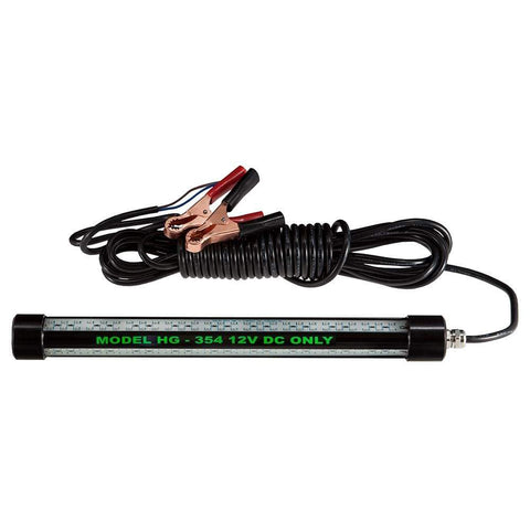 Hydro Glow Qualifies for Free Shipping Hydro Glow 10w 12v 12" LED Fishing Light Green #HG354