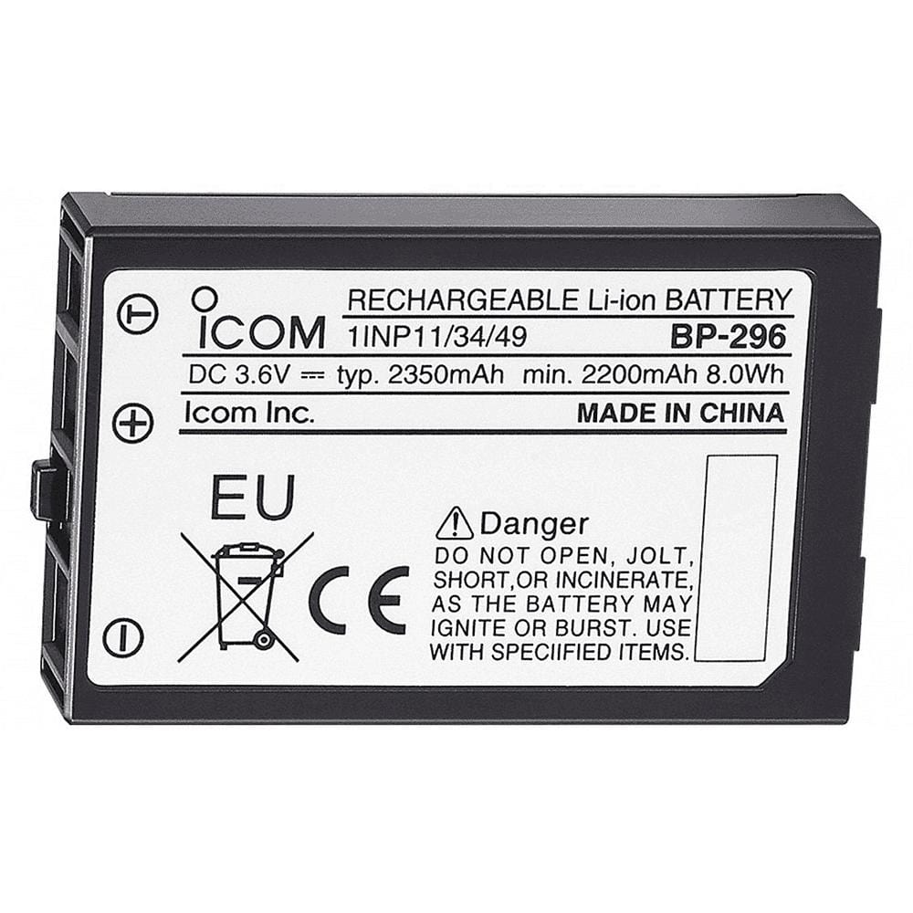 Icom 2350mAh Li-Ion Battery for M37 #BP296