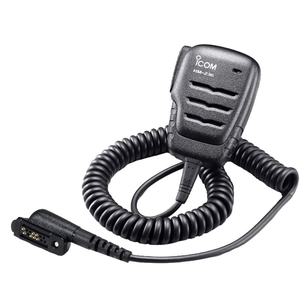 Icom Compact Waterproof Speaker Microphone #HM236