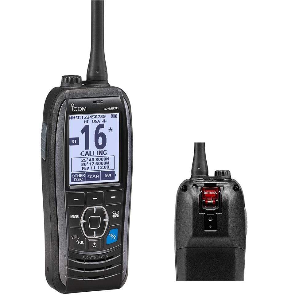 Icom Qualifies for Free Shipping Icom Handheld VHF with GPS & DSC #M93D