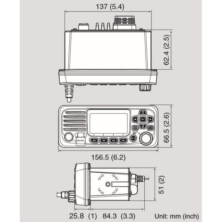 Icom Qualifies for Free Shipping Icom M330 Compact VHF Radio White #M330 21