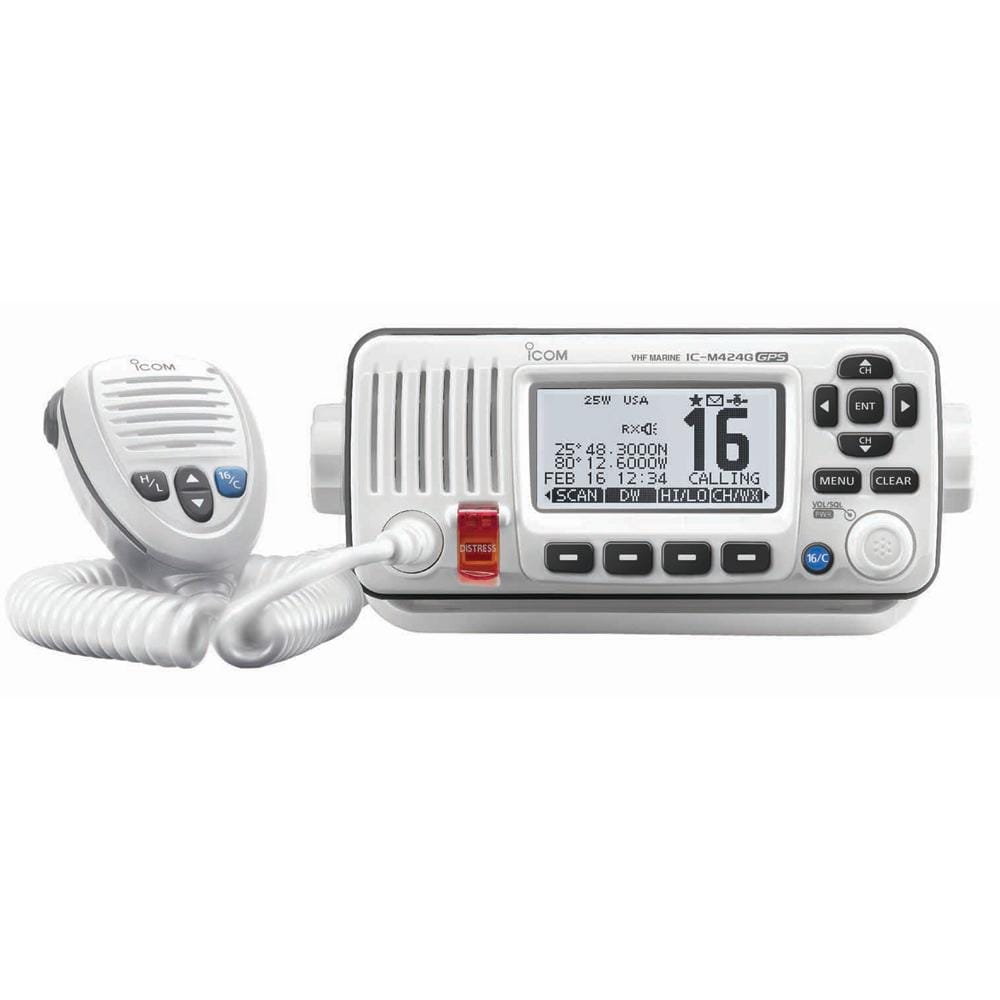 Icom Qualifies for Free Shipping Icom M424G VHF Radio White with Built-In GPS #M424G 42