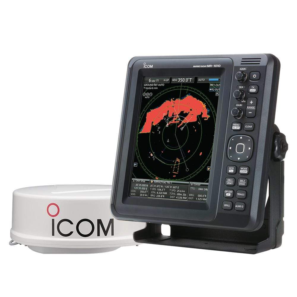 Icom Marine Radar 4 Kw 10.4" Color Display #MR1010RII