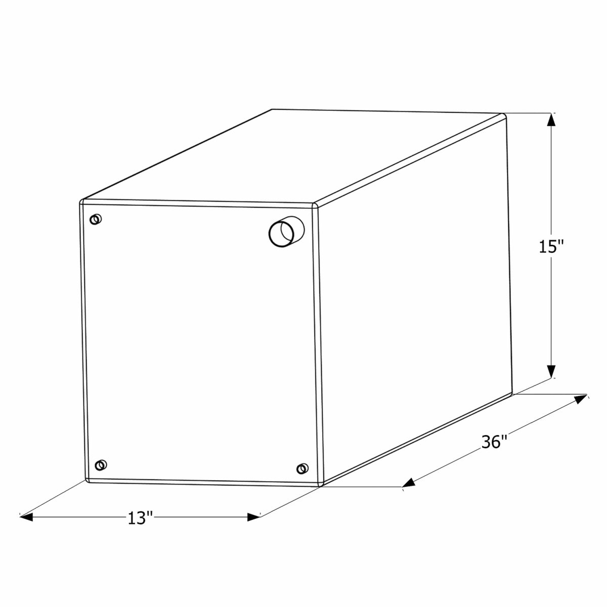 ICON Not Qualified for Free Shipping ICON Fresh Water Tank 3/8" FTP & 1-1/4" Filter WT2463 30-Gallon #12463