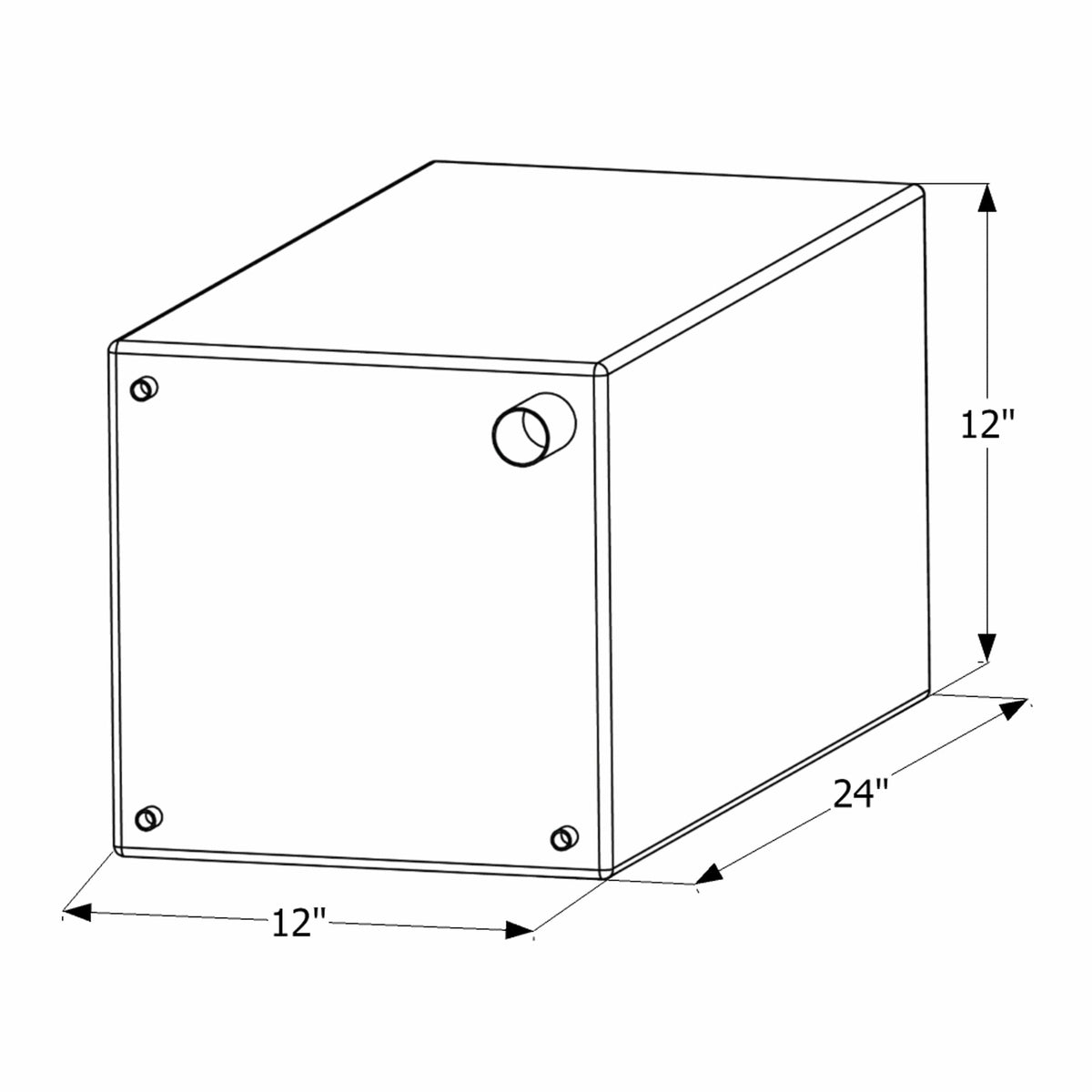 ICON Qualifies for Free Shipping ICON Fresh Water Tank 3/8" FTP & 1-1/4" Filter WT2471 15-Gallon #12471
