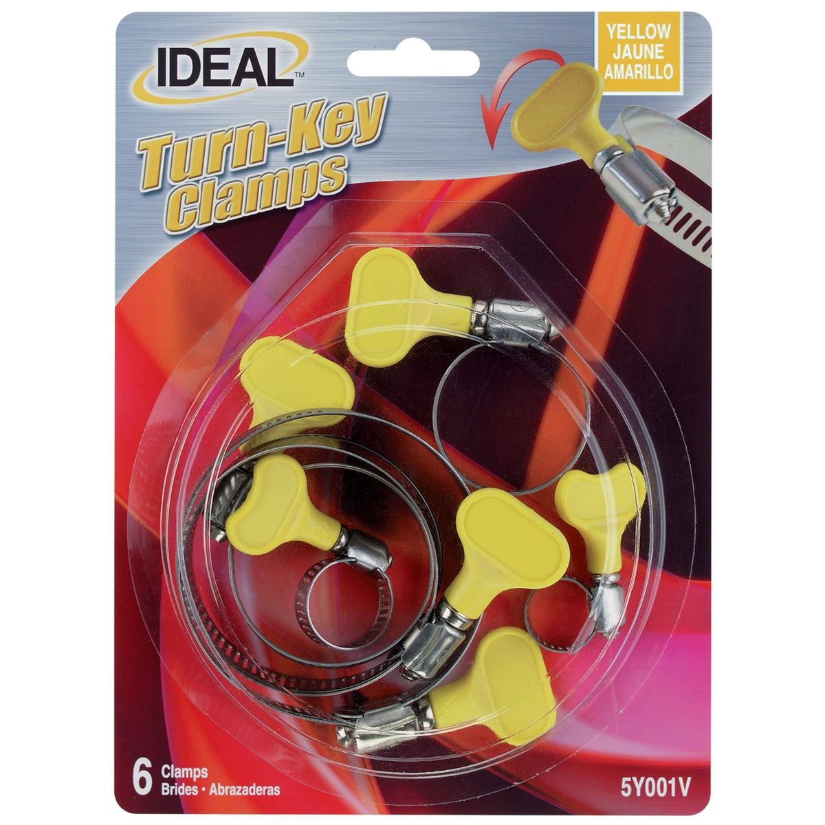 Ideal Turn-Key Clamps-pk of 6 Assorted Sizes #5Y00158