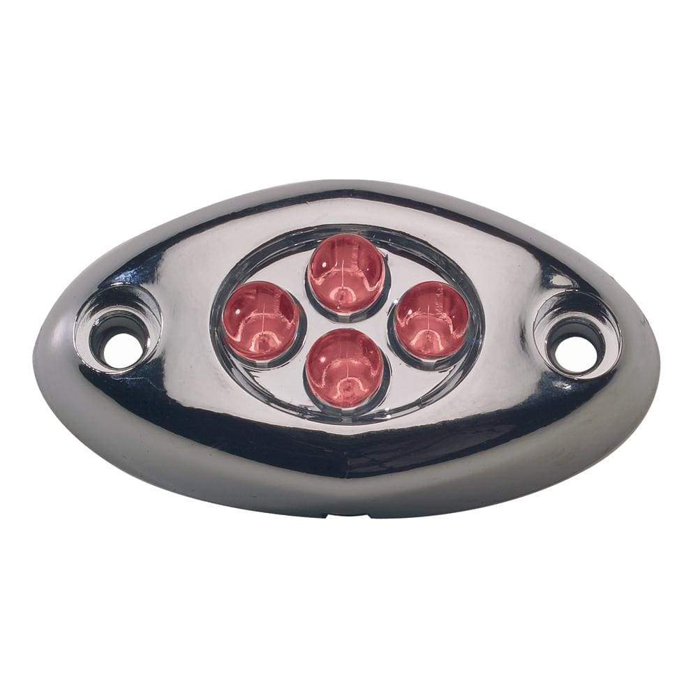 Innovative Lighting Qualifies for Free Shipping Innovative Lighting Surface Mount Courtesy Light Red Chrome #004-4200-7