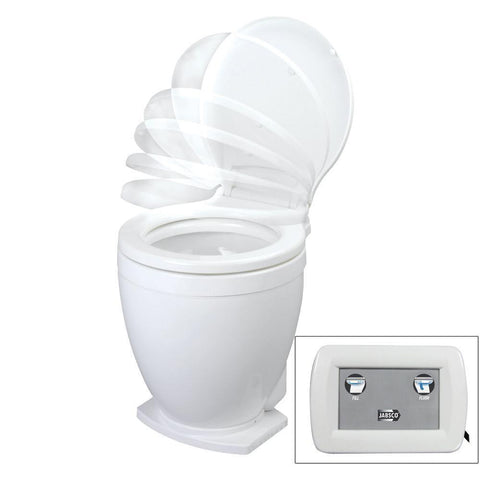 Jabsco Lite Flush 12v Toilet with Control Panel #58500-1012