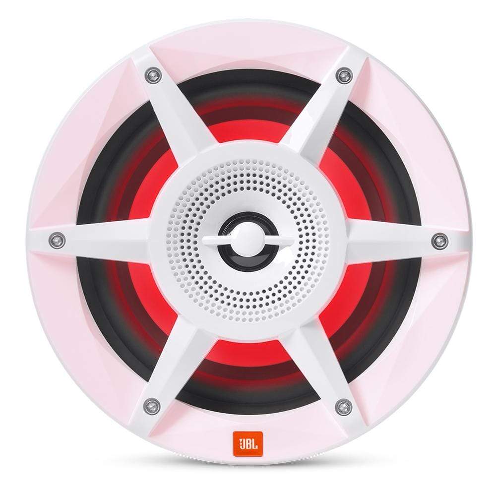 JBL 8" Coaxial RGB Marine Speakers White Stadium #STADIUMMW8030AM