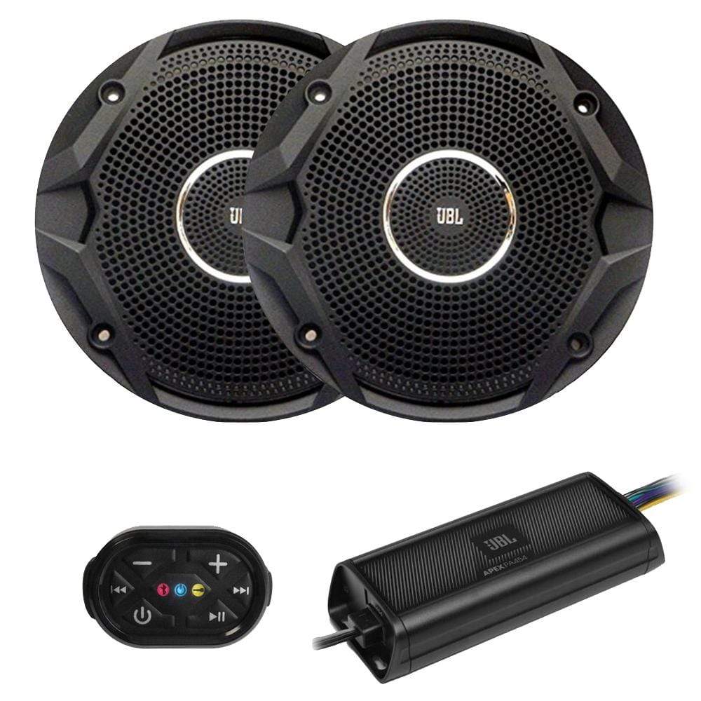 JBL Personal Watercraft Pkg BT Remote Apex Amp 2 Speakers #JBLPWC6510B