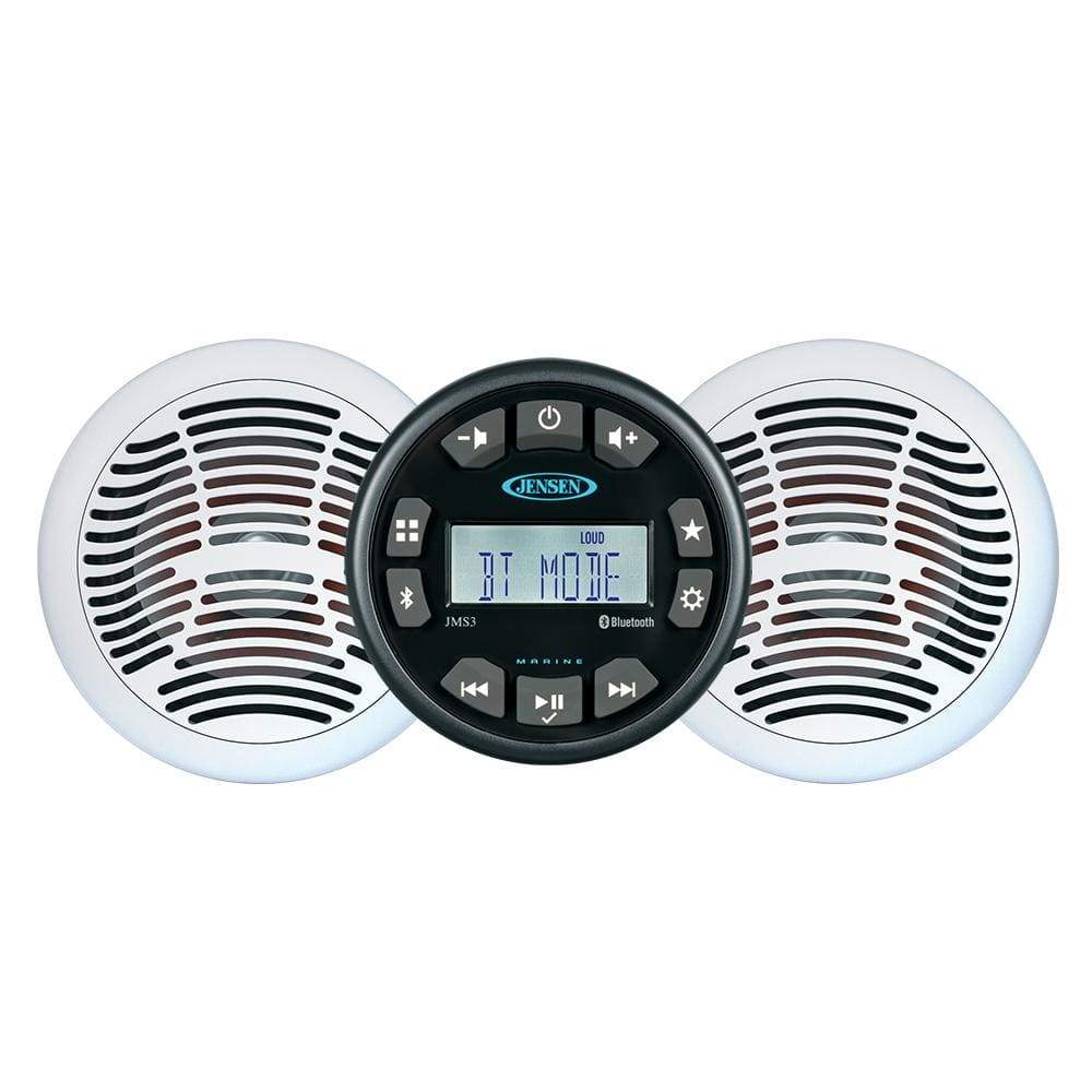 JENSEN Qualifies for Free Shipping Jensen AM/FM/USB/BT Stereo with 2 AMS620W Speakers #JMS3SPKG