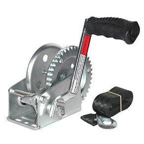 JIF Marine Products Qualifies for Free Shipping JIF Marine 1600 lb Trailer Winch with Strap #W1600D