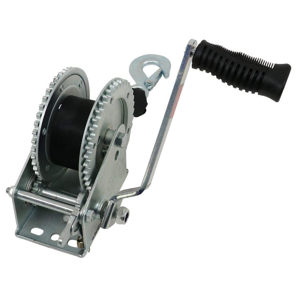 JIF Marine Products Qualifies for Free Shipping JIF Marine 2000 lb Trailer Winch with Strap #W2000D