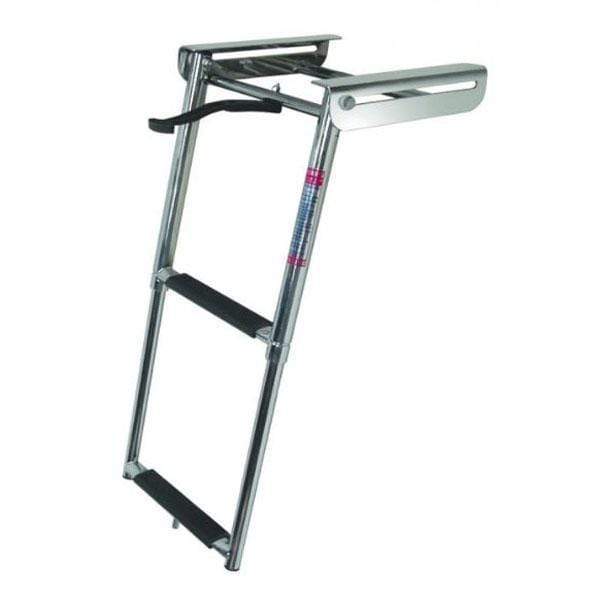 JIF Marine Products Qualifies for Free Shipping JIF Marine Products 2-Step Under Platform Sliding Ladder #FOG2