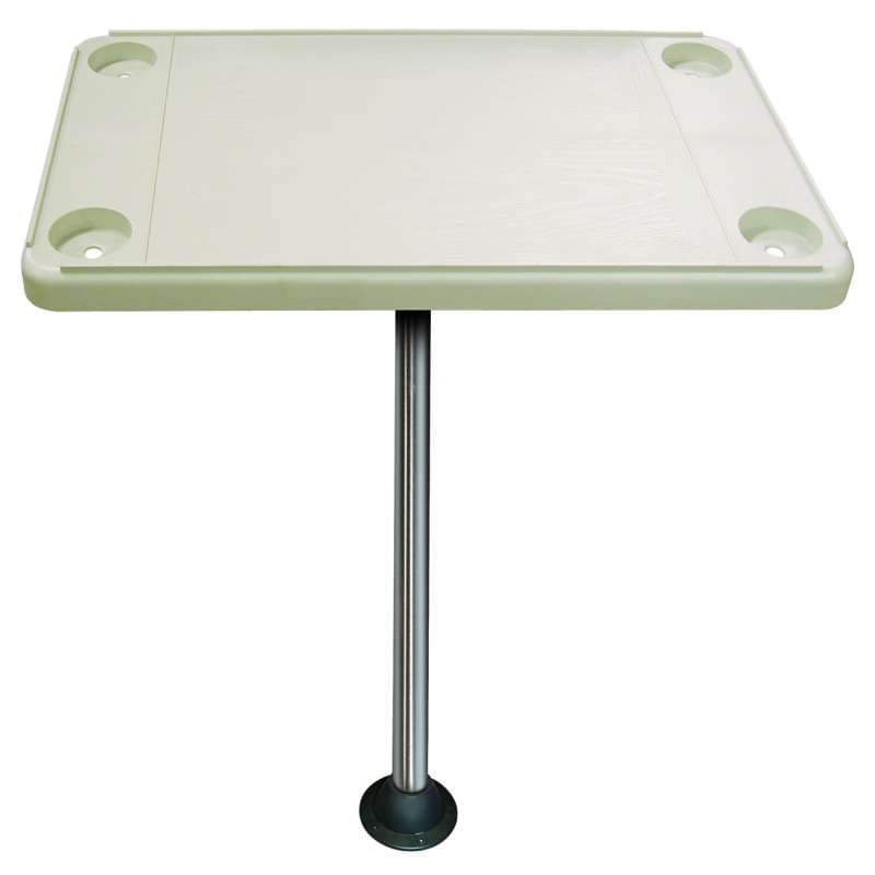 JIF Marine Products Qualifies for Free Shipping JIF Marine Products Ivory Rectangular Table Kit #DSH-KS