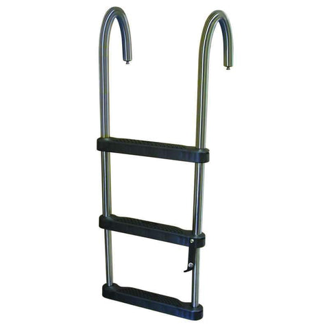 JIF Marine Products Not Qualified for Free Shipping JIF Marine Products Ladder 3-Step Telescoping Stainless #EJZ3