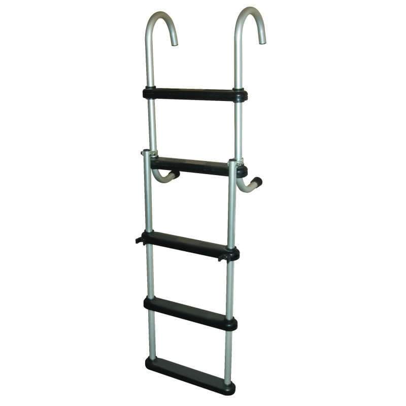 JIF Marine Products Not Qualified for Free Shipping JIF Marine Products Ladder 5-Step Folding Pontoon Lader #ASC5