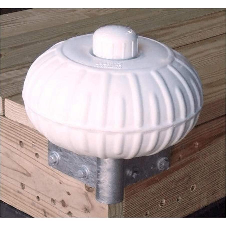 K & R Dock Products Qualifies for Free Ground Shipping K&R Corner Mount 12" Dock Wheel White #DA-WCM12W