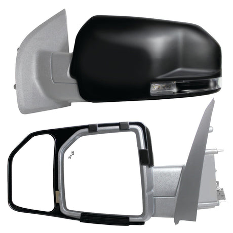K-Source Qualifies for Free Shipping K-Source Snap-On Towing Mirrors fits Ford F150 15+ #81850