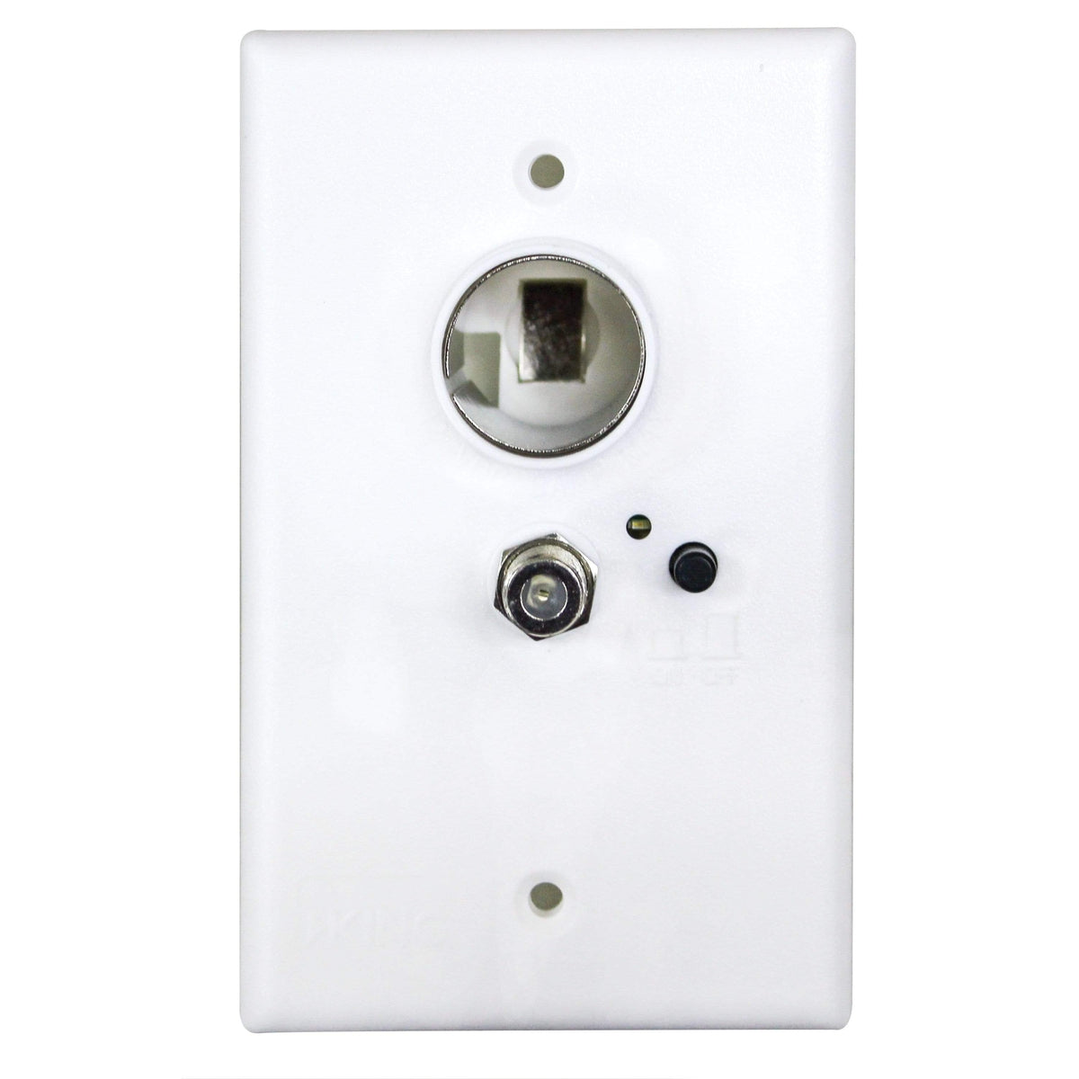 King-Dome Power Injector with 12v DC Power Supply White #21253