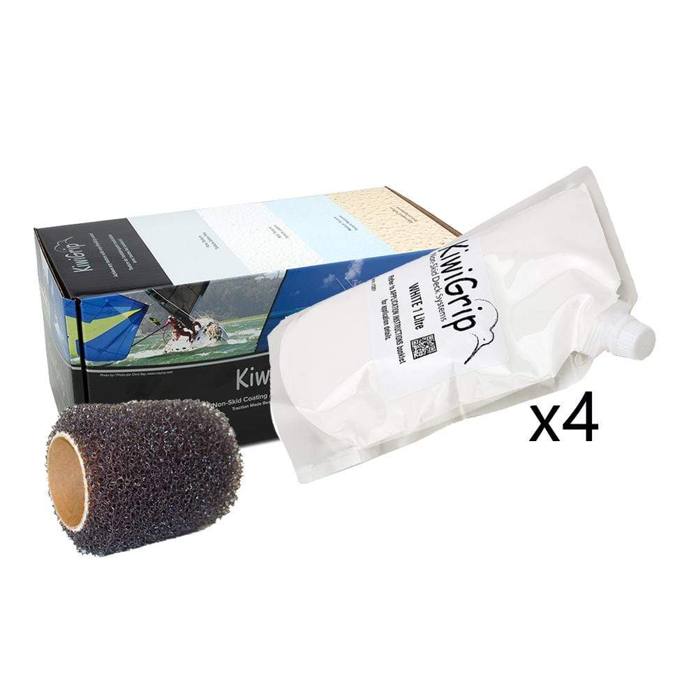 KiwiGrip Qualifies for Free Shipping Kiwigrip White 4 Liter Pouch With Roller #KG-4WP-R