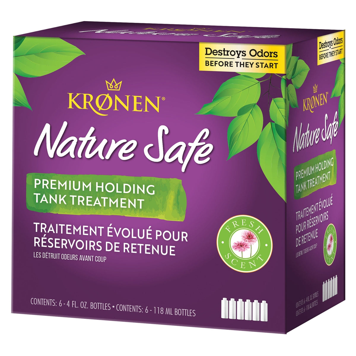 Kronen Qualifies for Free Shipping Kronen Premium Holding Tank Treatment 4 oz Trial-Size Bottles 6-pk #KHT000