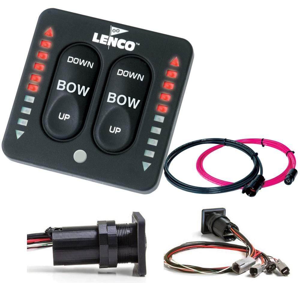 Lenco Marine Qualifies for Free Shipping Lenco LED Indicator Integrated Switch Kit Dual Actuator #15171-001