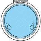 Lewmar Not Qualified for Free Shipping Lewmar Size 18 Low Profile #39918030