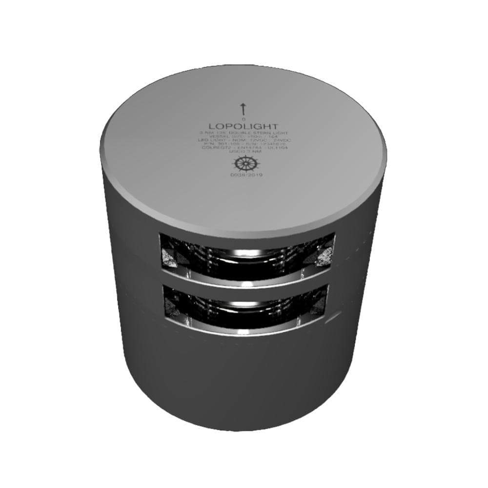 Lopolight Qualifies for Free Shipping Lopolight Double Stern Light 3nm Silver Housing #301-105ST
