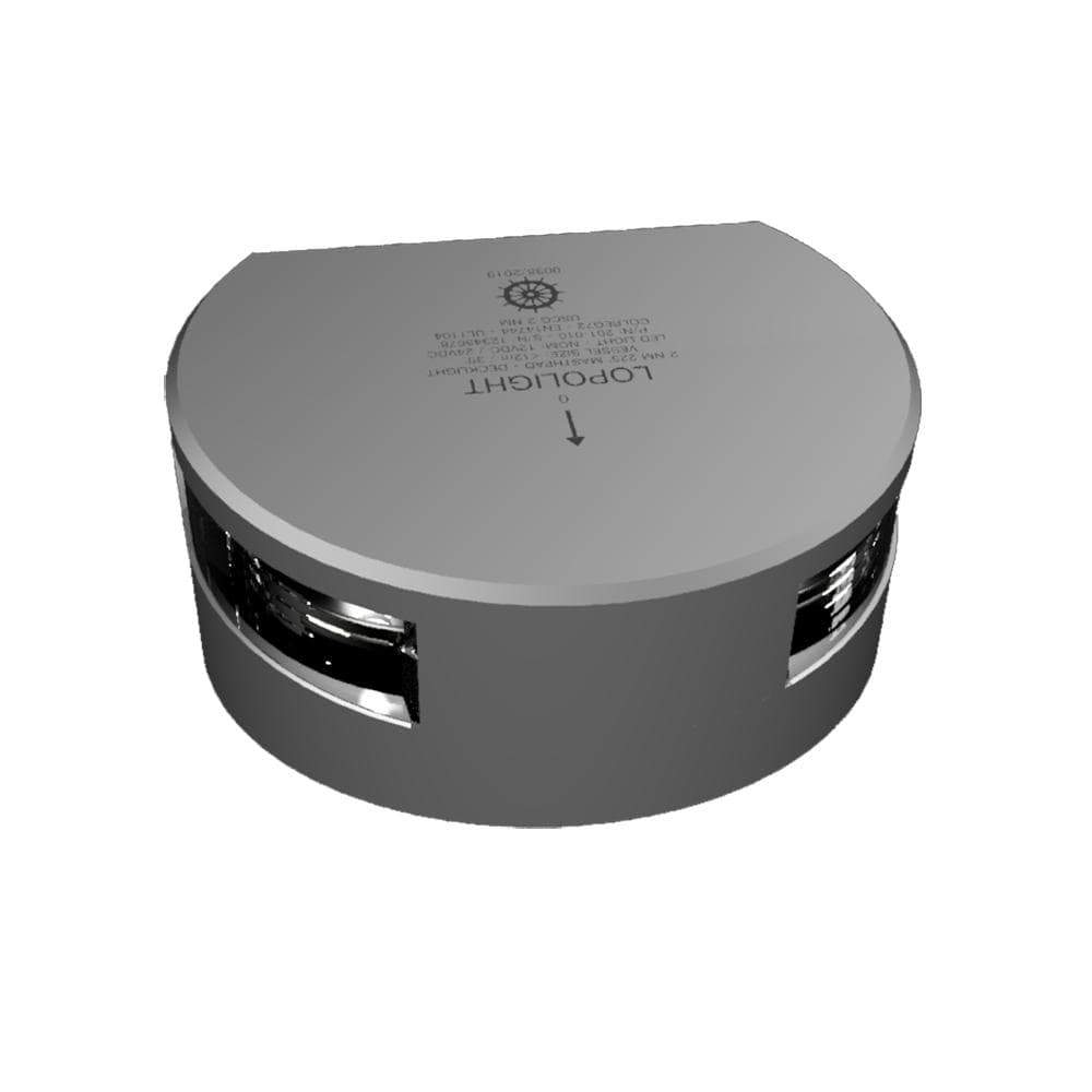 Lopolight Qualifies for Free Shipping Lopolight Masthead Light with Decklight 2nm Silver Housing #201-010DL