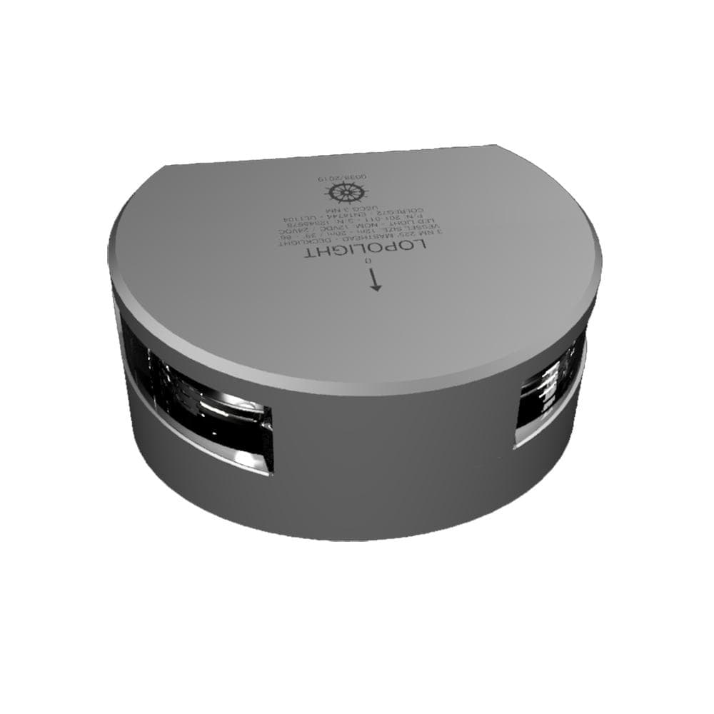 Lopolight Masthead Light with Decklight 3nm Silver Housing #201-011DL
