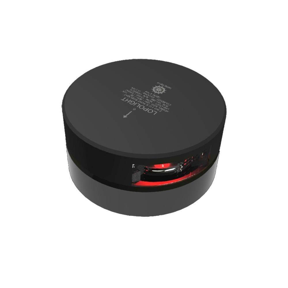Lopolight Qualifies for Free Shipping Lopolight Red Port Sidelight 2nm Black Housing #301-009-B