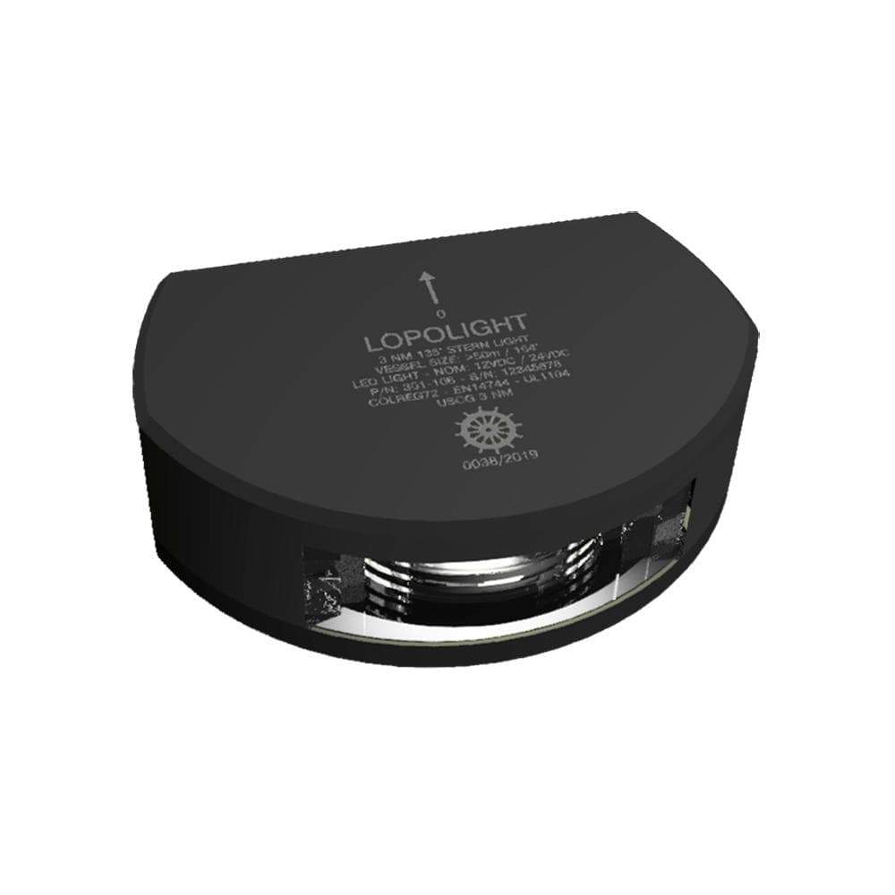 Lopolight Qualifies for Free Shipping Lopolight Stern Light 3nm Black Housing #301-106-B