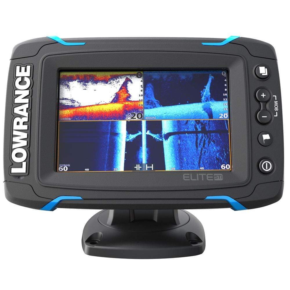 Lowrance Qualifies for Free Shipping Lowrance Elite-5 Ti Touch Combo Med-High-455-800 HDI TM #000-12421-001