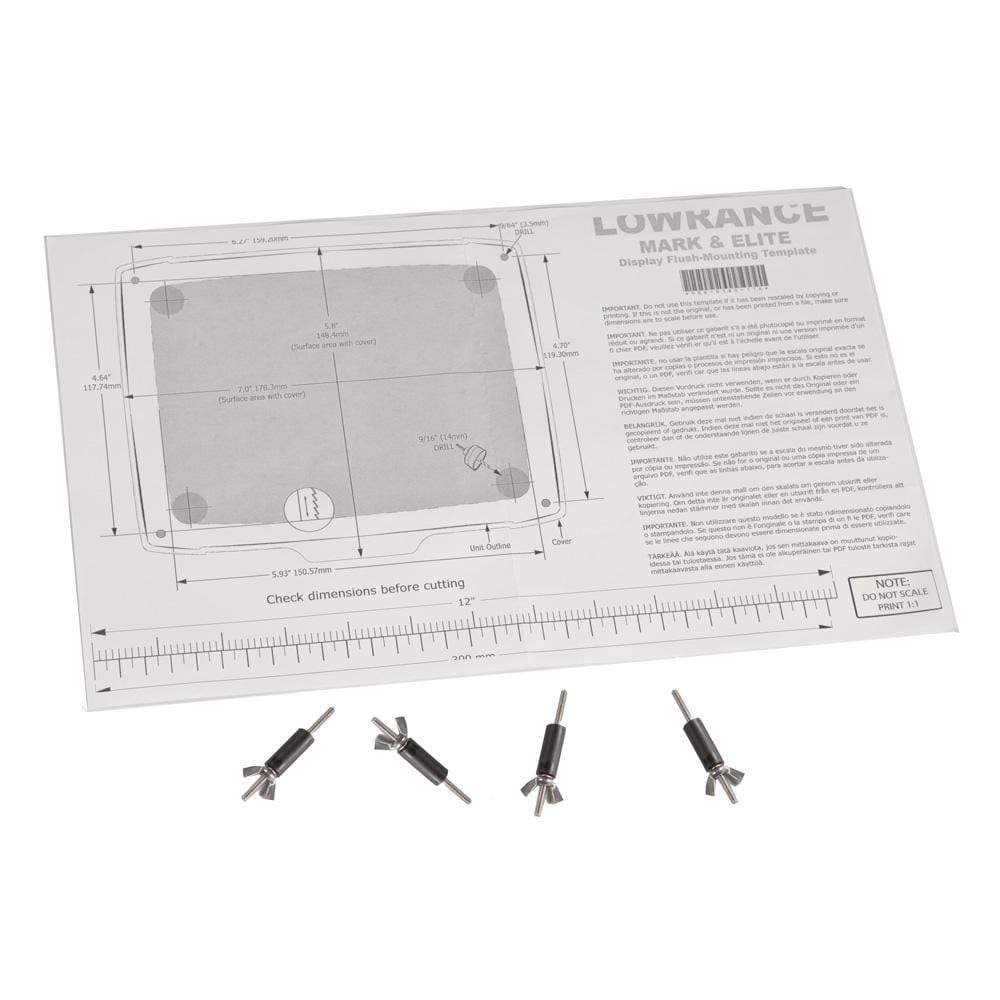 Lowrance Qualifies for Free Shipping Lowrance FM-ME5 Flush-Mount Elite/MA 000-10028-001