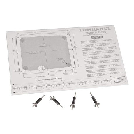 Lowrance Qualifies for Free Shipping Lowrance FM-ME5 Flush-Mount Elite/MA 000-10028-001