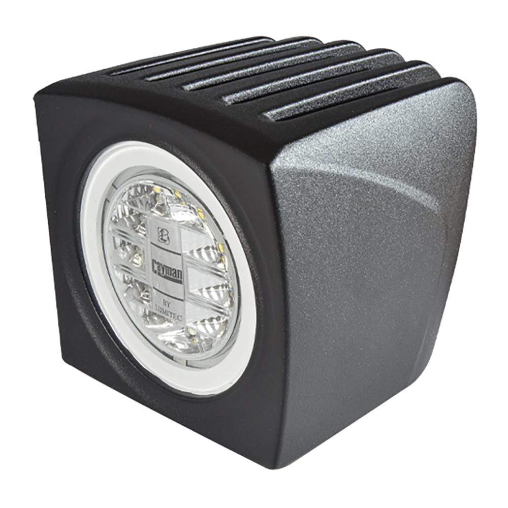 Lumitec Cayman Flood Light White Light Black Housing #101256