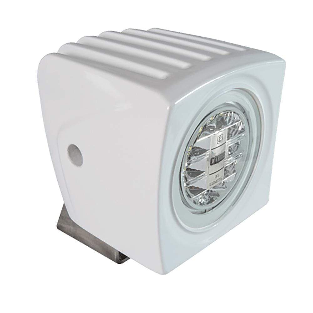 Lumitec Cayman Flood Light White/Red Light White Housing #101252