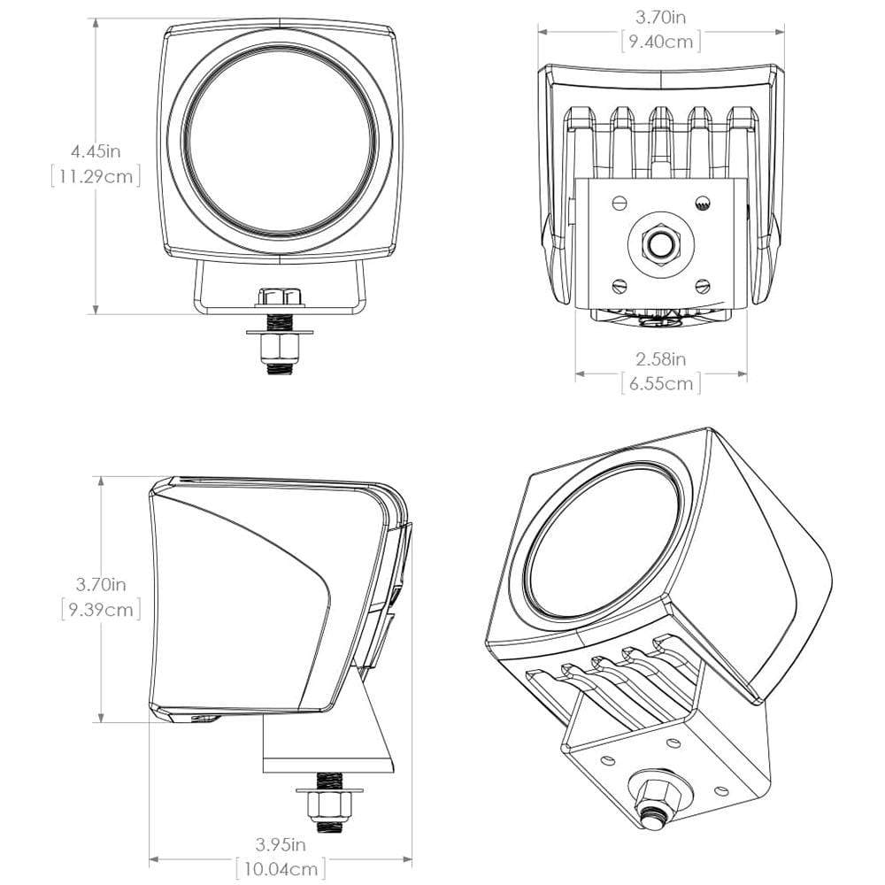 Lumitec Cayman Superwhite Dimming LED Flood Light #101261
