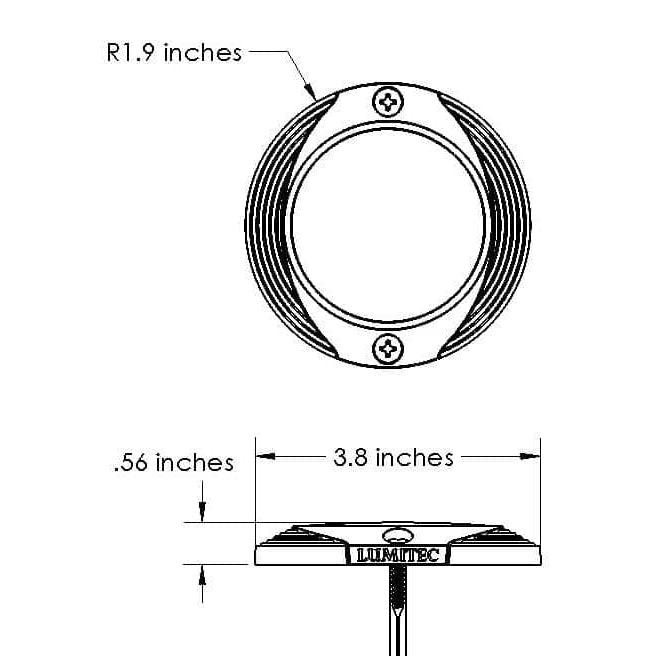 Lumitec Qualifies for Free Shipping Lumitec Scallop Pathway Light Spectrum RGBW #101628